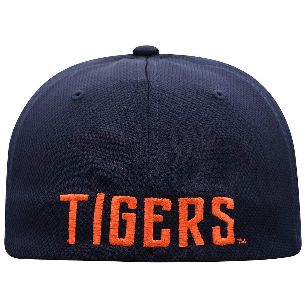 Casquette Flex Fit Reflex 2.0 bleu marine Auburn Tigers Top of the World pour homme