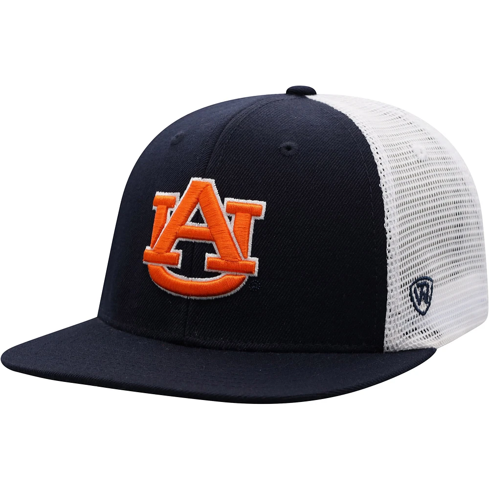 Casquette snapback classique Top of the World Navy Auburn Tigers pour homme