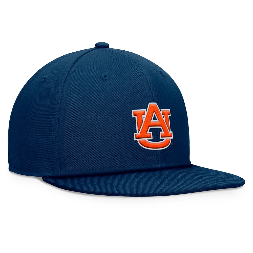 Casquette Snapback fondamentale Auburn Tigers Top of the World Navy pour hommes