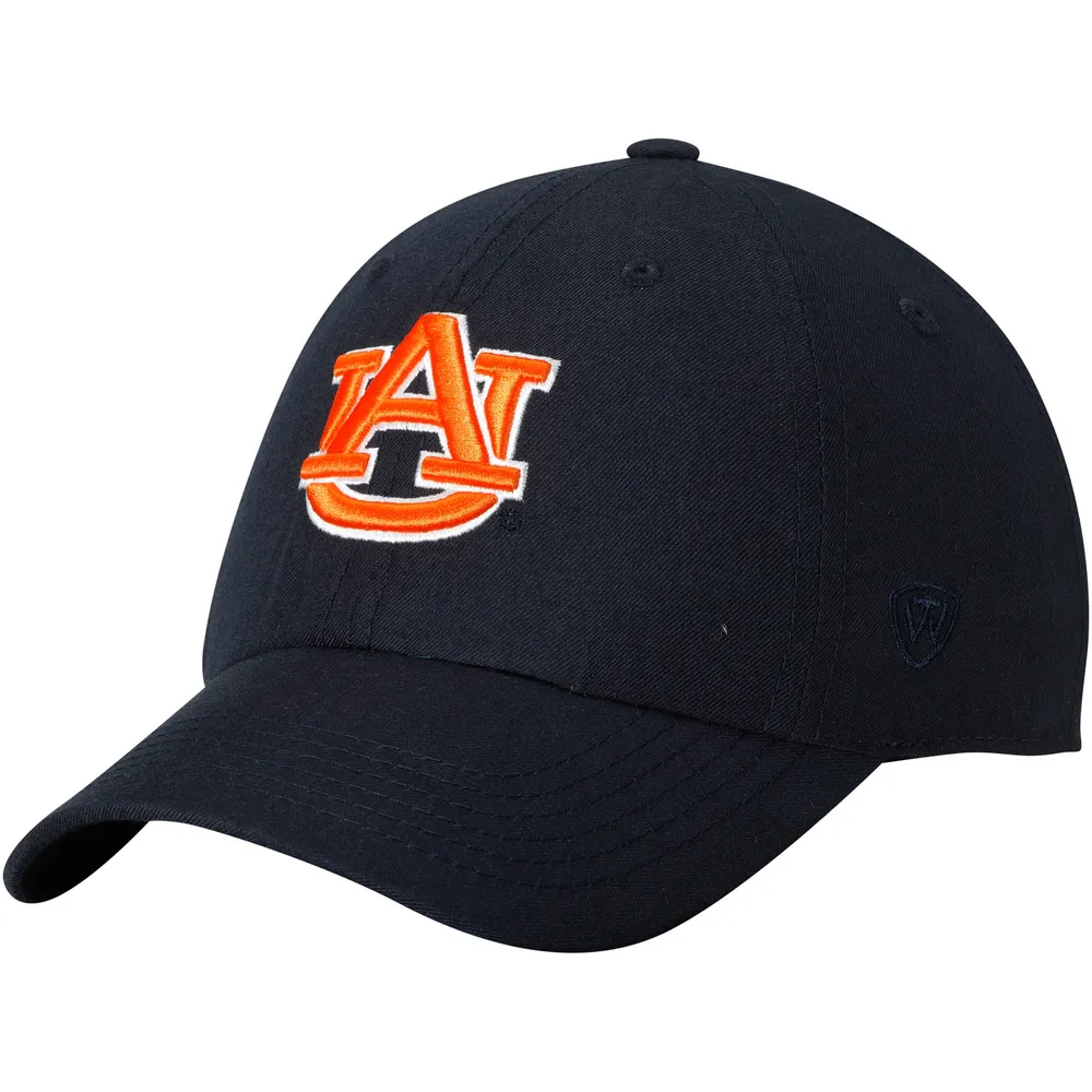 Men's Top of the World Navy Auburn Tigers Primary Logo Staple Adjustable Hat