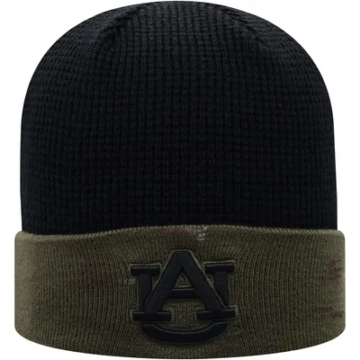 Auburn Tigers Top of the World OHT Military Appreciation Skully Cuffed Knit Hat - Olive/Black