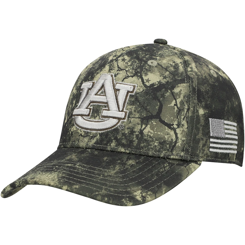 Casquette ajustable Under Armour Camo Auburn Tigers Freedom Collection Blitzing Performance pour homme