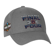Casquette ajustable Under Armour Graphite Auburn Tigers 2025 NCAA pour homme, tournoi de basketball masculin March Madness Final Four