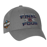 Casquette ajustable Under Armour Graphite Auburn Tigers 2025 NCAA pour homme, tournoi de basketball masculin March Madness Final Four