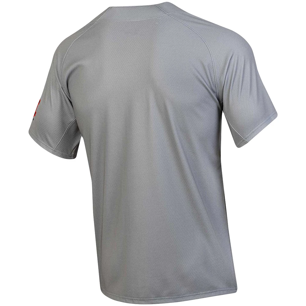 Maillot de baseball réplique Under Armour Auburn Tigers gris pour homme