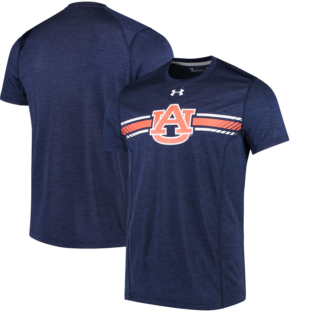 Men's Under Armour Navy Auburn Tigers 2017 Sideline Training Performance T-Shirt