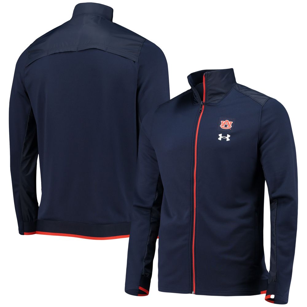 Men's Under Armour Navy Auburn Tigers 2021 Sideline Command Full-Zip Jacket