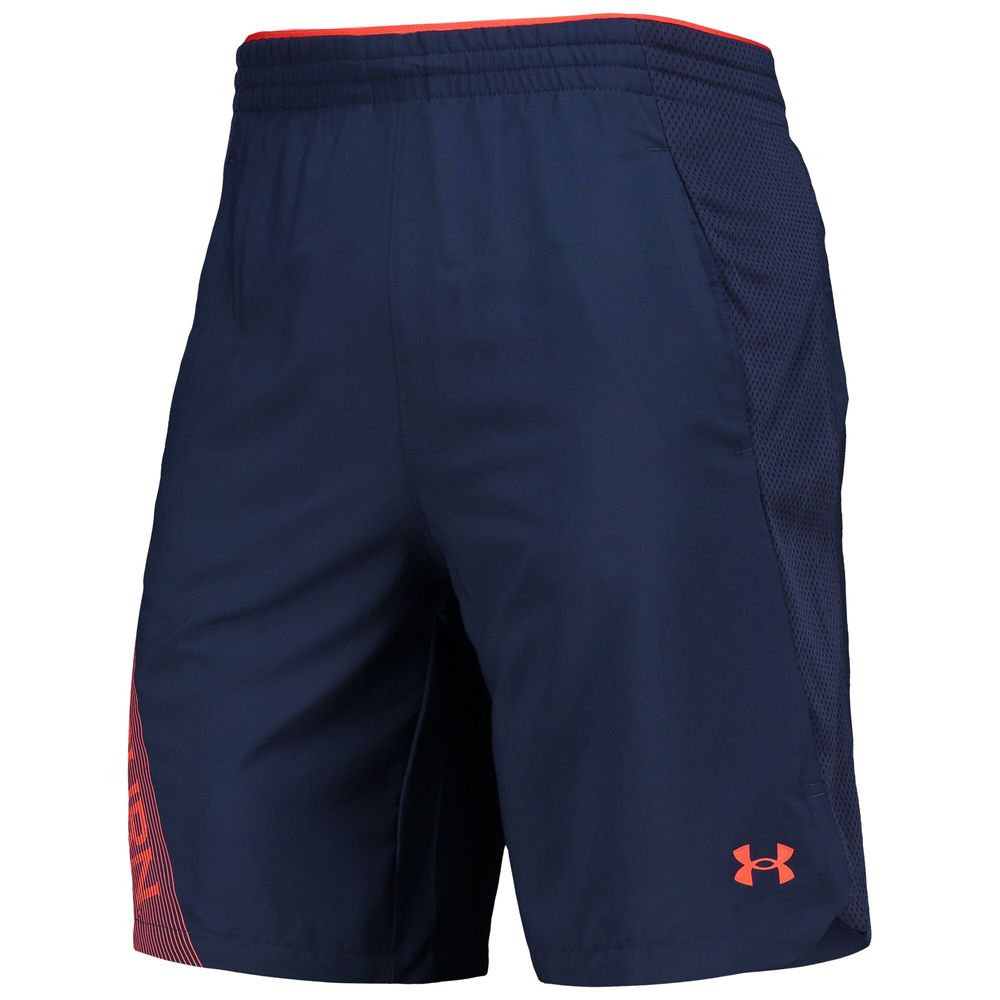 Men's Under Armour Navy Auburn Tigers 2021 Sideline Woven Shorts