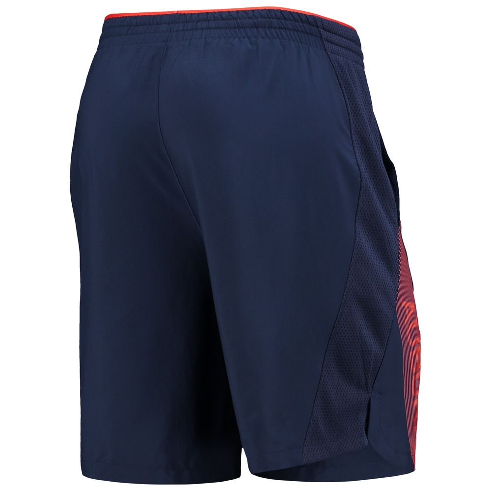 Men's Under Armour Navy Auburn Tigers 2021 Sideline Woven Shorts