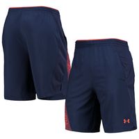 Men's Under Armour Navy Auburn Tigers 2021 Sideline Woven Shorts