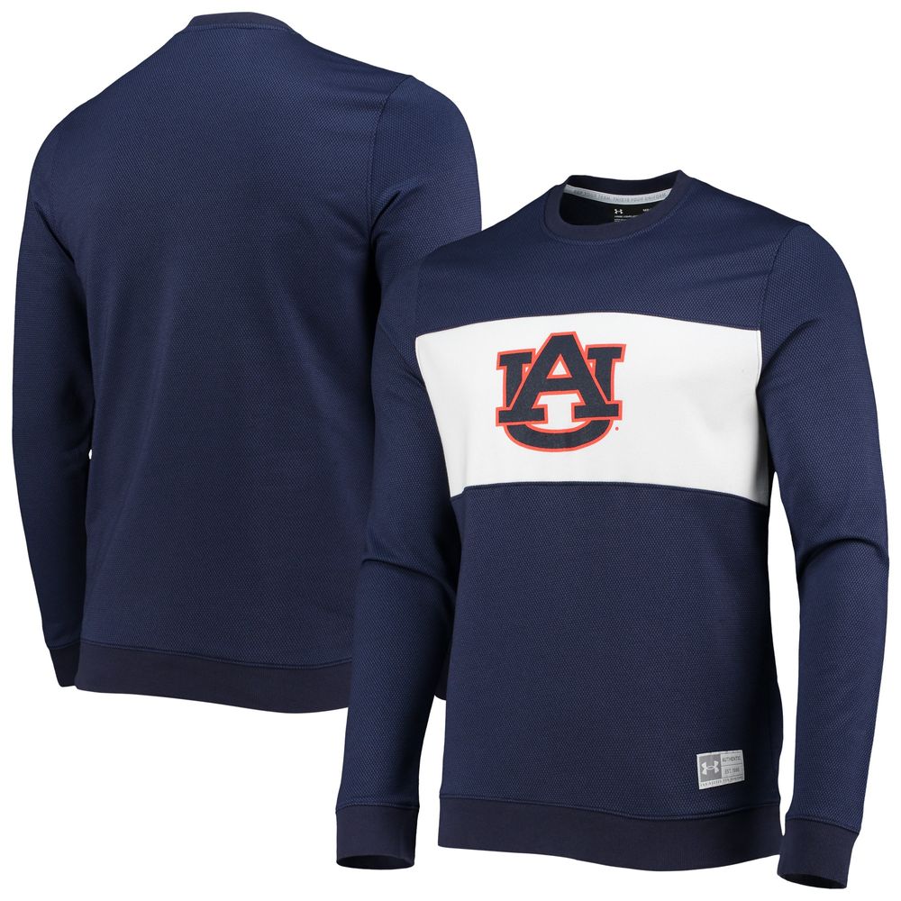 Men's Under Armour Navy Auburn Tigers Game Day All Pullover Sweatshirt