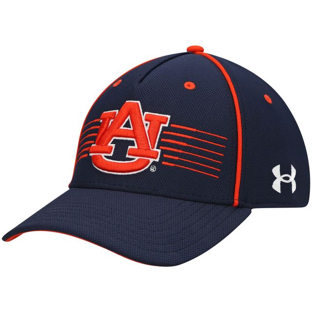 Casquette ajustable Under Armour pour homme Auburn Tigers Iso-Chill Blitzing bleu marine