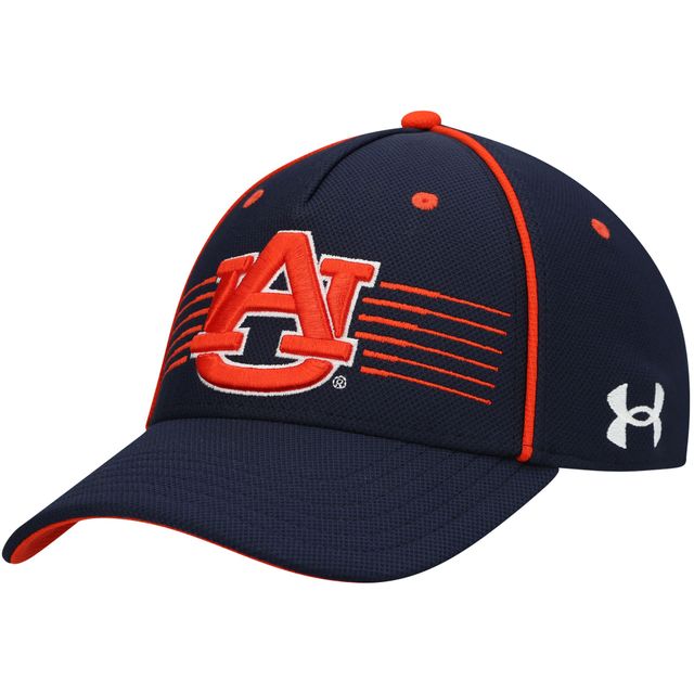 Casquette Under Armour Navy Auburn Tigers Iso-Chill Blitzing Accent Flex pour homme