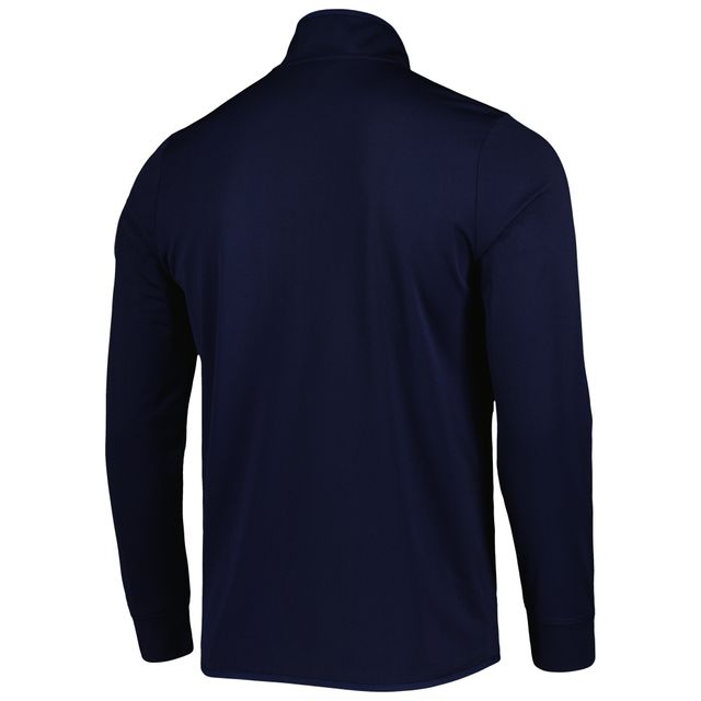 Under Armour - Veste d'échauffement en tricot à glissière pleine longueur Auburn Tigers pour homme, bleu marine