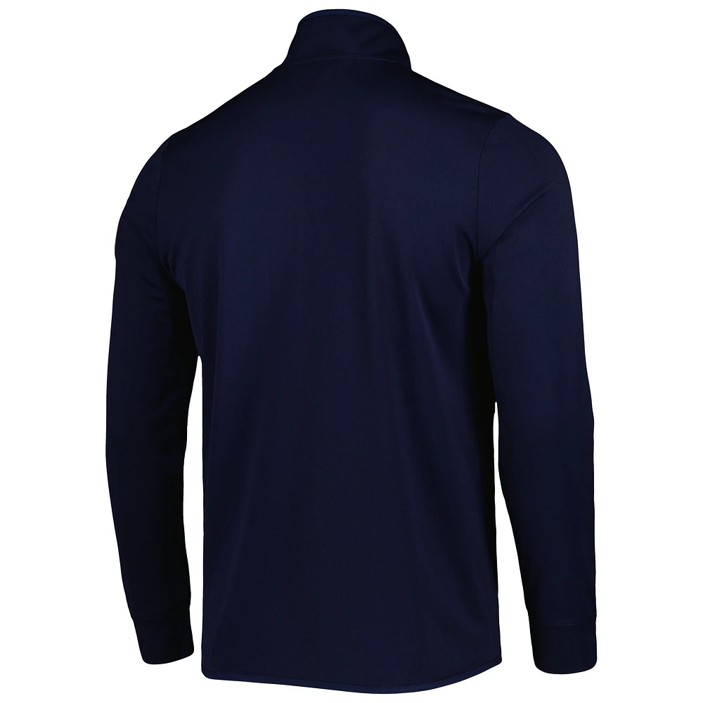 Men's Under Armour Navy Auburn Tigers Knit Warm-Up Full-Zip Jacket