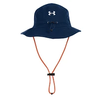 Chapeau seau Boonie Performance Under Armour bleu marine Auburn Tigers pour homme