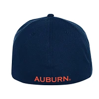 Casquette Under Armour Auburn Tigers Sideline Blitzing Accent Flex pour homme Bleu marine