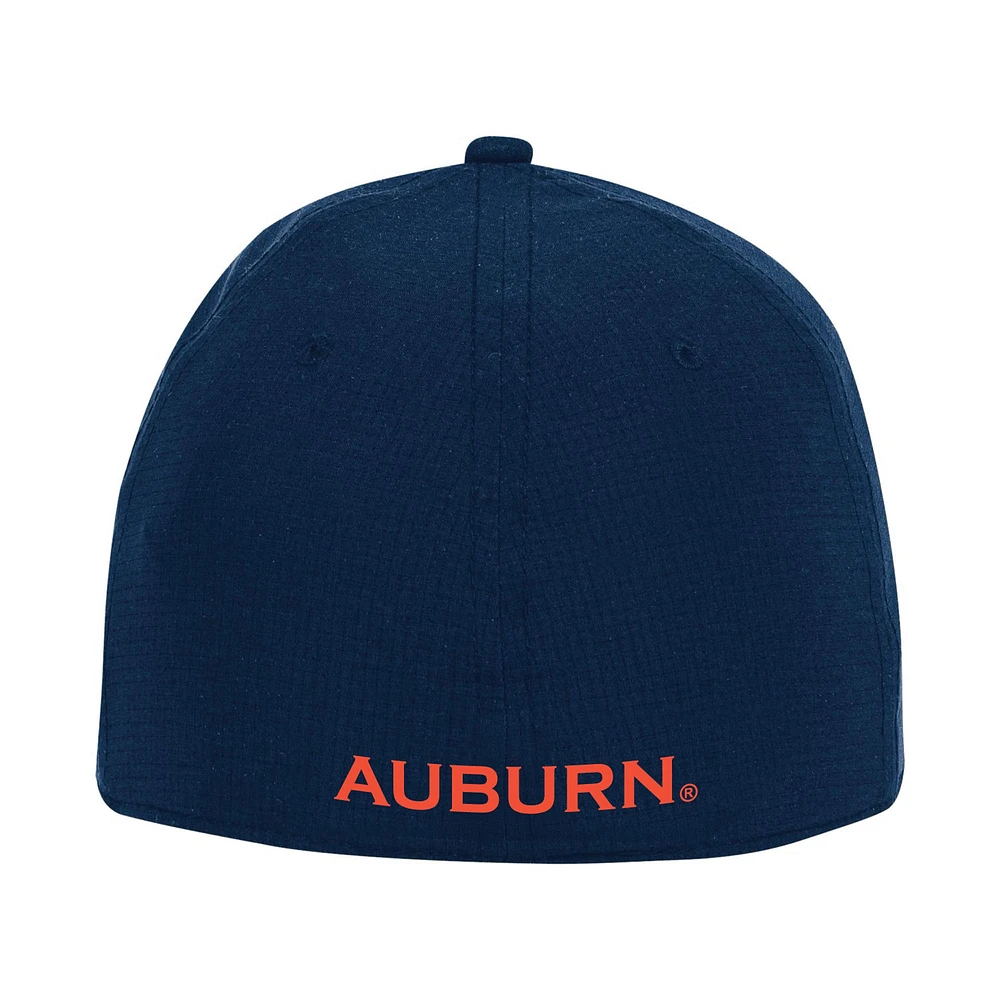 Casquette Under Armour Sideline Performance Flex pour homme bleu marine Auburn Tigers