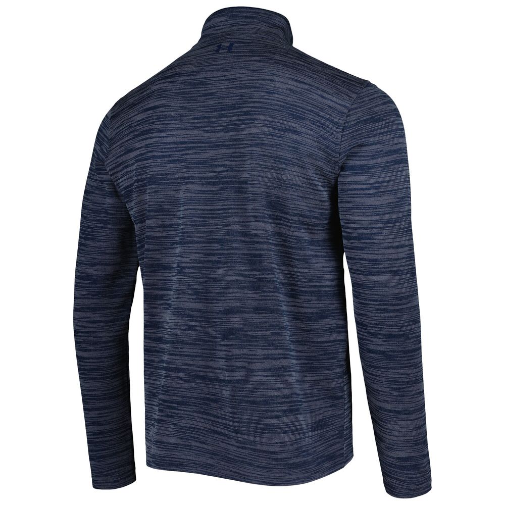 Men's Under Armour Navy Auburn Tigers Tempo Fleece Quarter-Zip Jacket