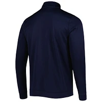 Men's Under Armour Navy Auburn Tigers Universal Mock Neck Half-Zip Jacket