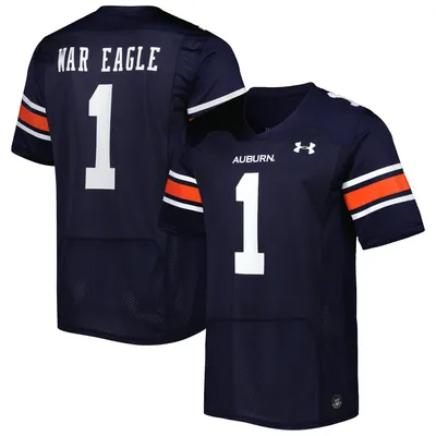 Auburn Tigers Under Armour Performance Replica Baseball Jersey - Navy