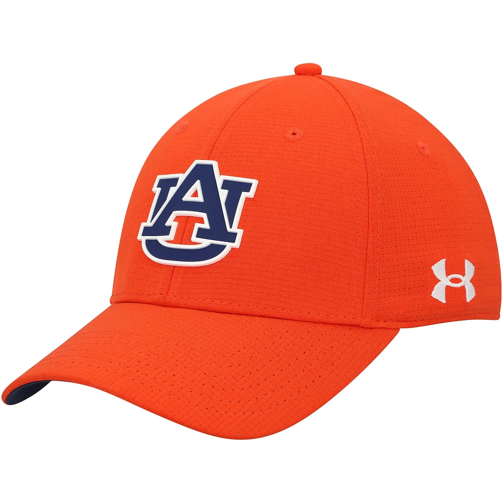 Under Armour Orange Auburn Tigers Airvent Performance Flex Casquette pour homme