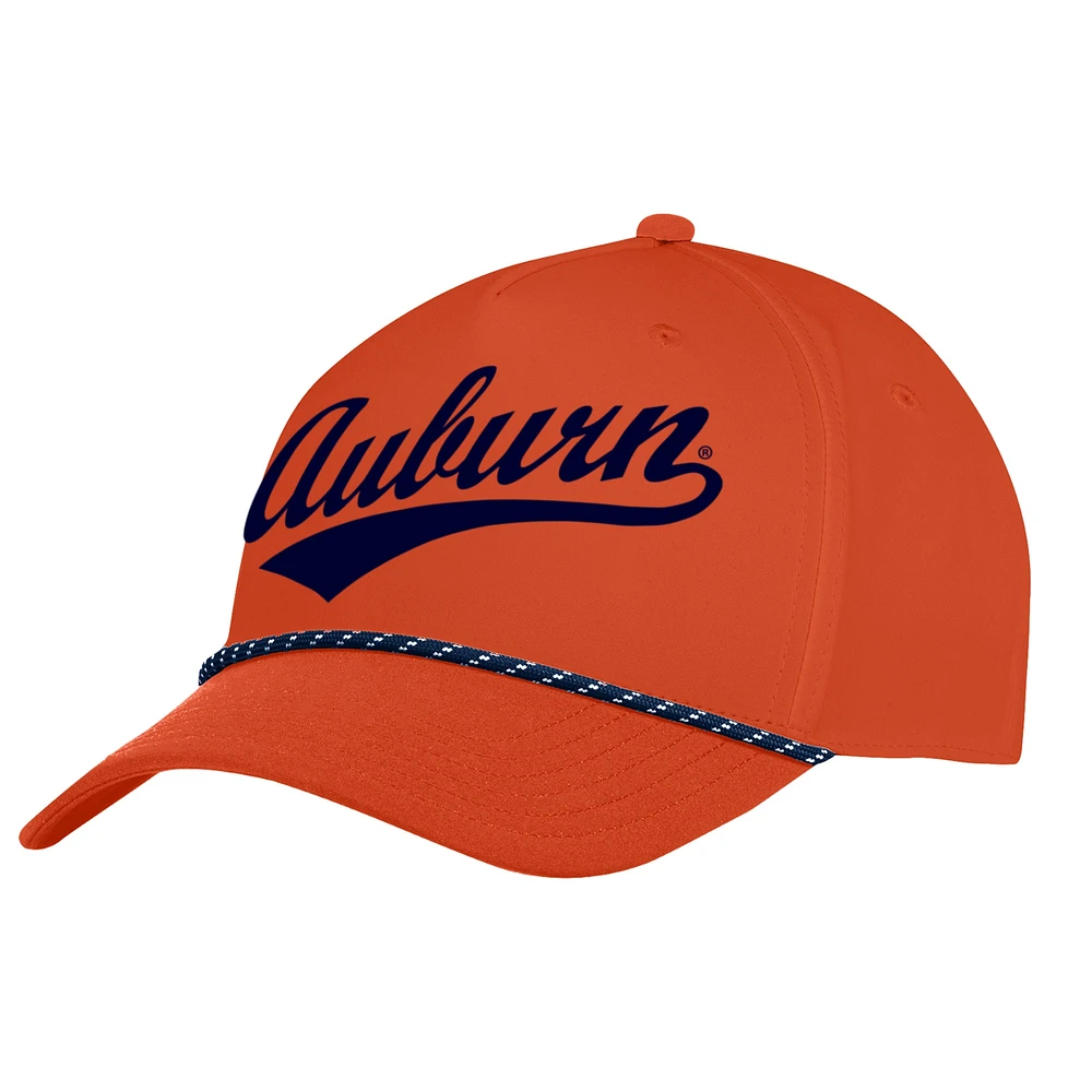 Casquette ajustable en corde pour homme Under Armour Orange Auburn Tigers Driver