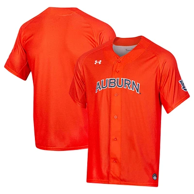 Maillot de baseball réplique Under Armour Auburn Tigers orange pour homme