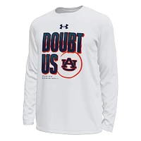Men's Under Armour White Auburn Tigers March Madness Unity Long Sleeve T-Shirt