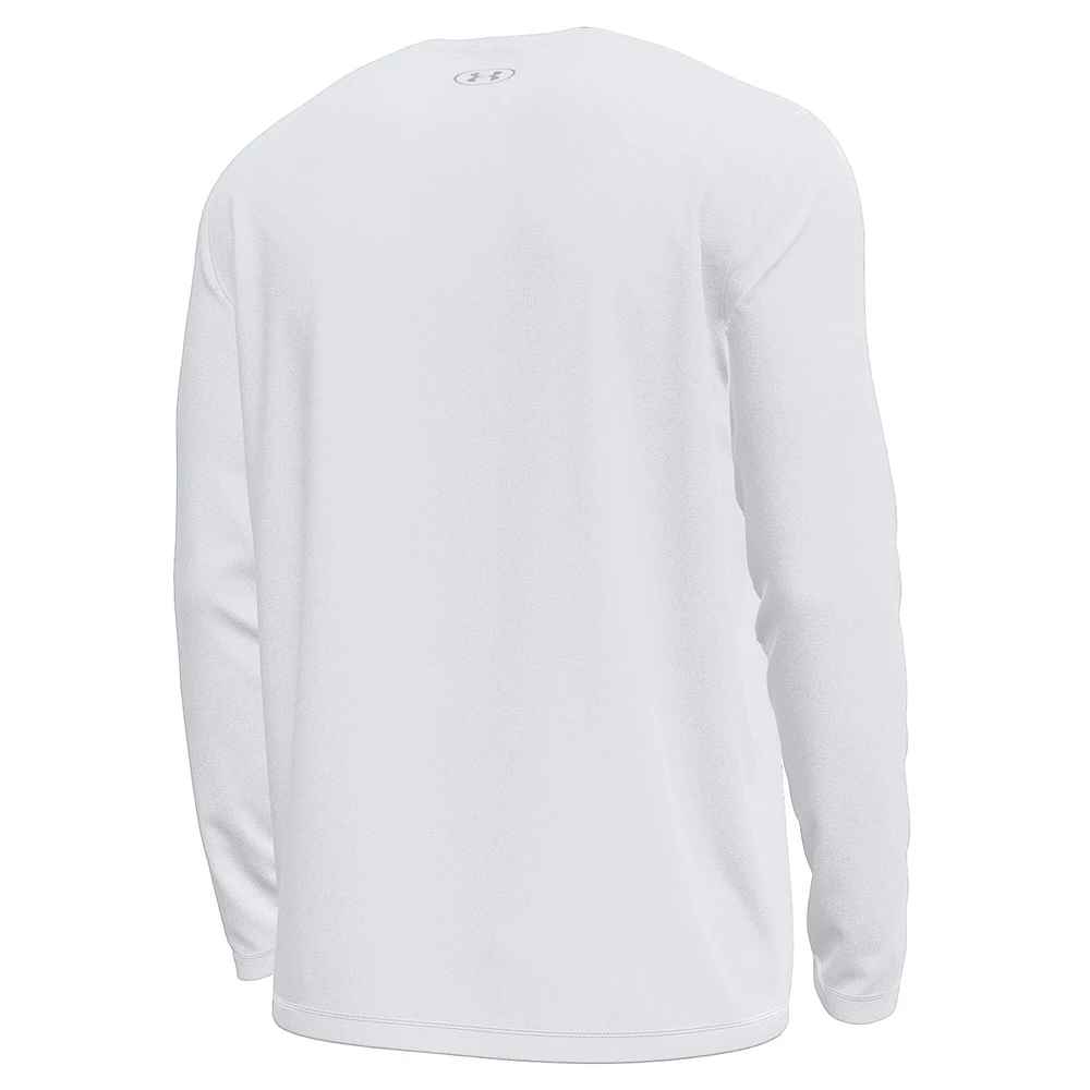 Men's Under Armour White Auburn Tigers March Madness Unity Long Sleeve T-Shirt