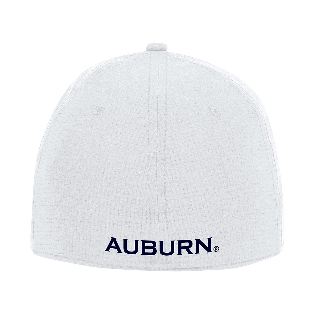 Men's Under Armour  White Auburn Tigers Sideline Performance Flex Hat