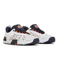 Men's Under Armour  White Auburn Tigers TriBase Reign 5 Training Shoes