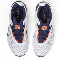 Chaussures d'entraînement Under Armour Auburn Tigers TriBase Reign 5 blanches pour hommes