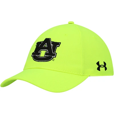 Under Armour Tigers Signal Caller Performance Casquette réglable pour homme Jaune Auburn