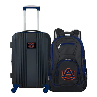 Auburn Tigers MOJO 2-Piece Luggage & Backpack Set - Black