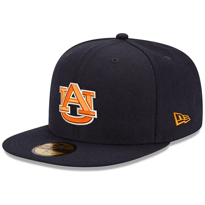 Casquette ajustée 59Fifty bleu marine Auburn Tigers New Era