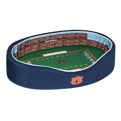 Auburn Tigers 23'' x 19'' x 7'' Small Stadium Oval Dog Bed - Orange/Navy