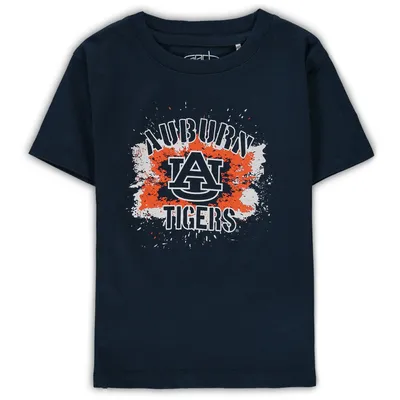 Auburn Tigers Garb Preschool & Toddler Splatter Toni T-Shirt - Navy