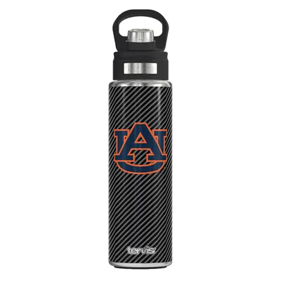 Auburn Tigers Tervis 24oz. Carbon Fiber Wide Mouth Bottle