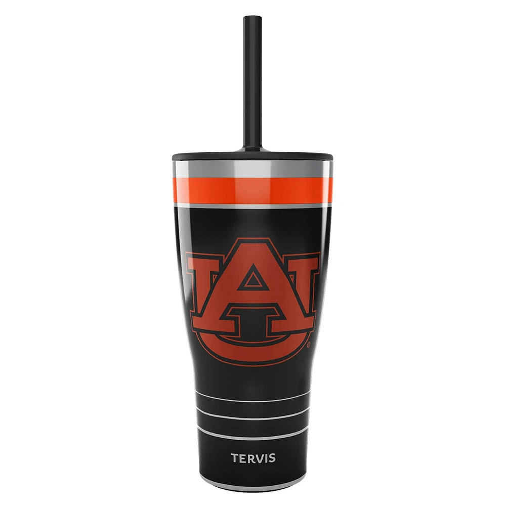 Tervis Auburn Tigres 30oz. Gobelet de jeu de nuit avec paille