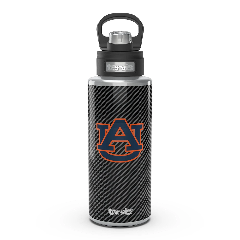 Tervis Auburn Tigers 32oz. Carbon Fiber Wide Mouth Water Bottle