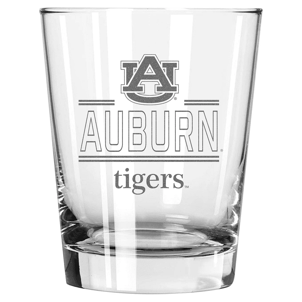 The Memory Company Auburn Tigers 15oz. Double Old Fashioned Glass