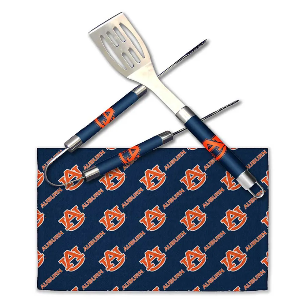 Auburn Tigers The Northwest Group BBQ Grill Utensil Set