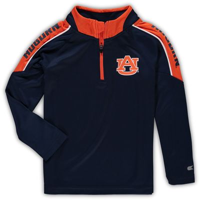 Toddler Colosseum Navy Auburn Tigers Windshirt Quarter-Zip Jacket