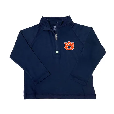 Auburn Tigers Garb Toddler Matthew Quarter-Zip Pullover Top - Navy