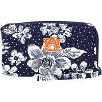 Vera Bradley Auburn Tigers Rain Garden Front-Zip Wristlet