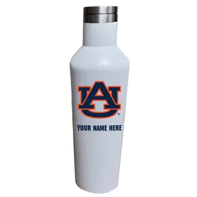 Auburn Tigers 17oz. Personalized Infinity Stainless Steel Water Bottle - White