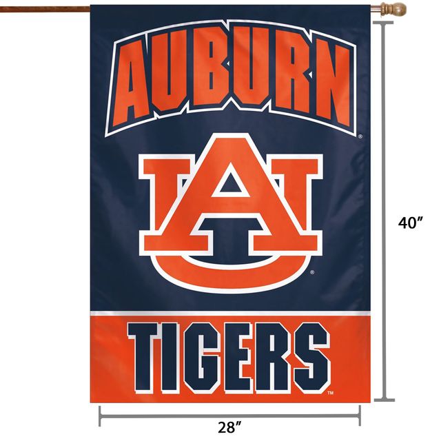 WinCraft Auburn Tigers 28 "x 40" Bannière verticale simple face avec logo principal