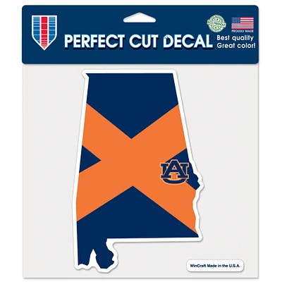 WinCraft Auburn Tigers 20,3 x 20,3 cm décalcomanie couleur