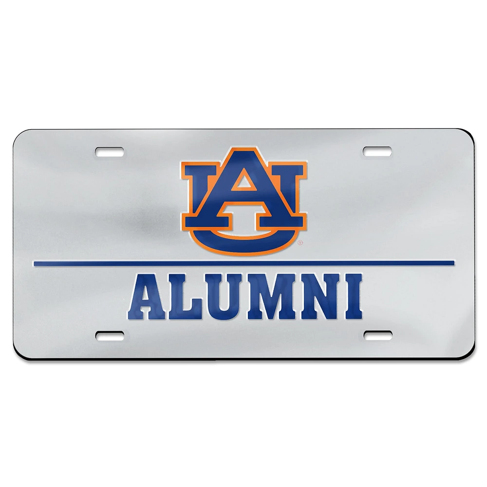 WinCraft Auburn Tigers Alumni Plaque d'immatriculation en acrylique découpée au laser